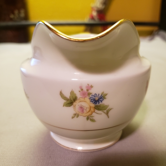 Vtg Syrup/Pitcher/Creamer "Phyllis" By Noritake Gold Accents Roses Porcelain - Picture 4 of 7